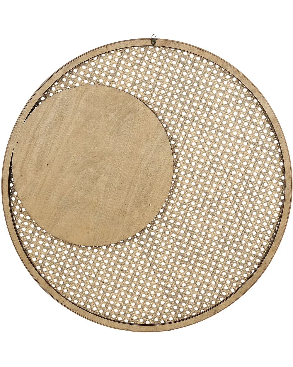 Wandspiegel PALAU 60 cm 60 cm Rattan Naturfarben_904547