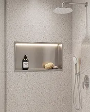 Shower Niche ITAIPU LED Metal Silver_1150153