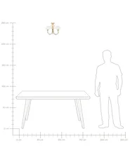 Deckenlampe ANADYR Glas Beige_943055