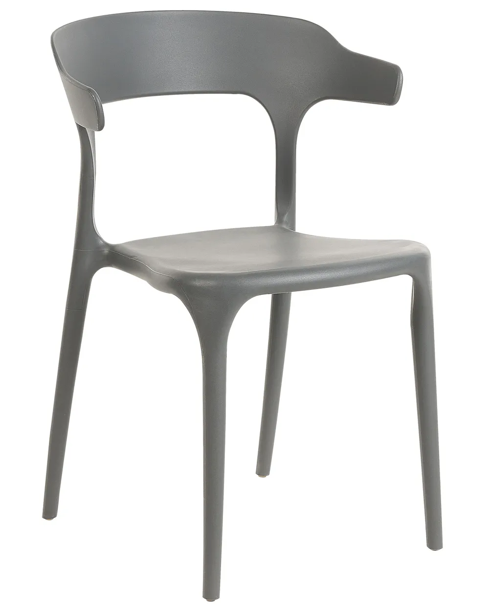 Gartenstuhl 4er Set GUBBIO Grau_862367