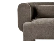 Sofa 3 Seater HOGBO Fabric Brown_1049896