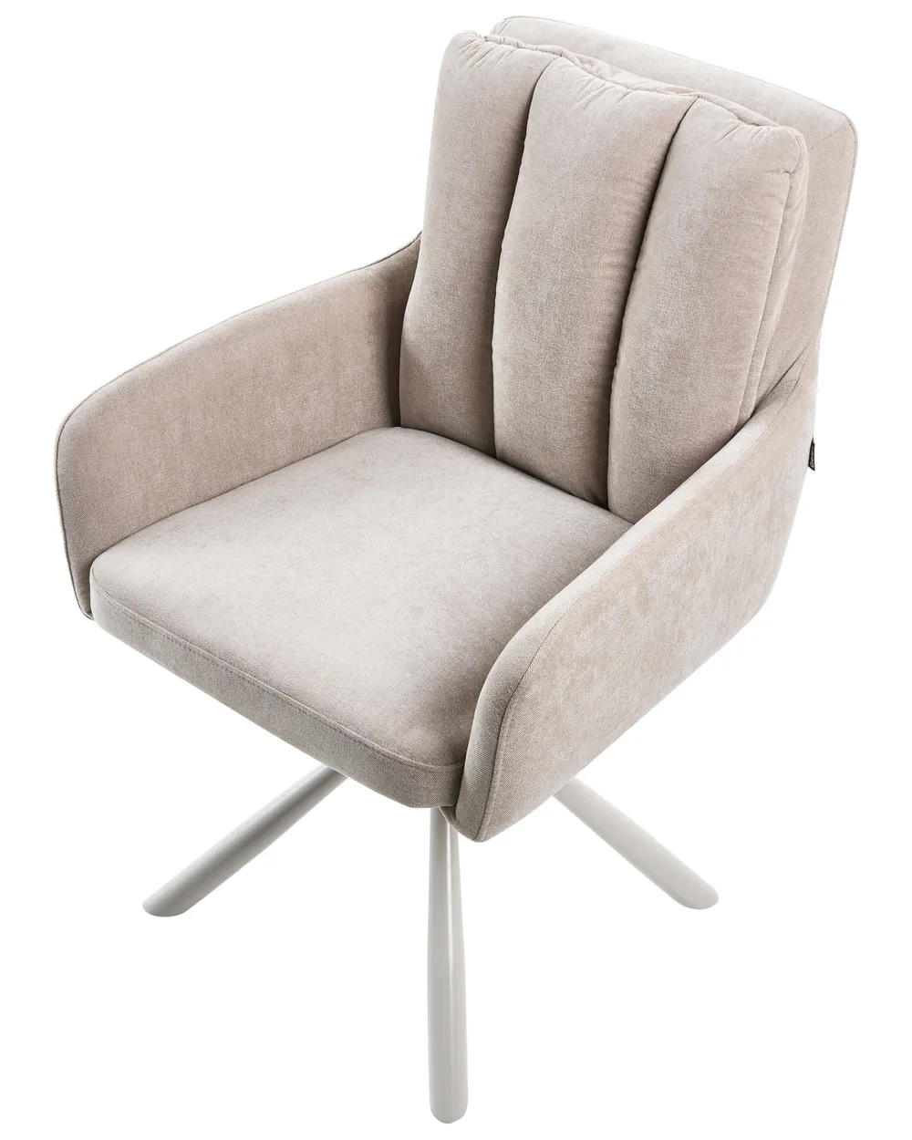 Esszimmerstuhl 2er Set SARDOAL Stoff Beige_1077969