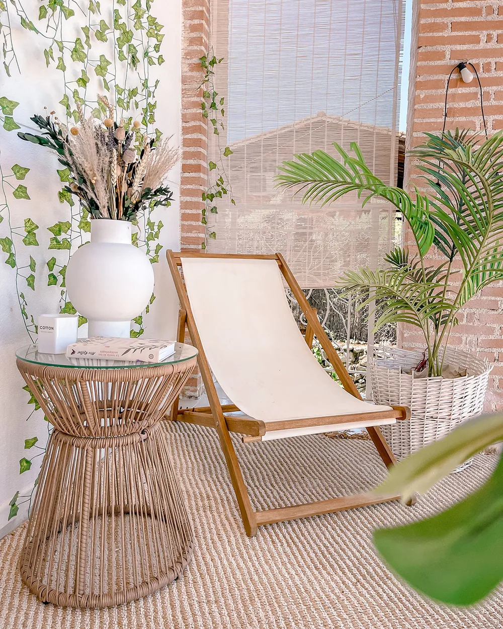 Artificial Plant ARECA PALM 124 cm Green - Beliani.no