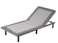 Electric Adjustable Bed Base BRUNOY 90 x 200 cm (EU Single) Grey_991542