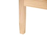 Bett mit Lattenrost Kiefernholz BELLEME 160 x 200 cm Hellbraun_1082484