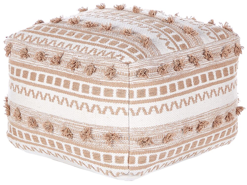 Pouffe KARAW Cotton Beige