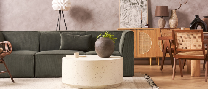 Reduceri de până la 50% la mobilier și accesorii în stil Wabi-Sabi