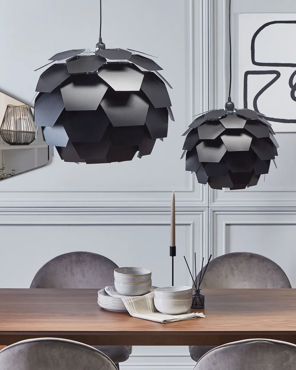 Pendant Lamp SEGRE L Black_814107