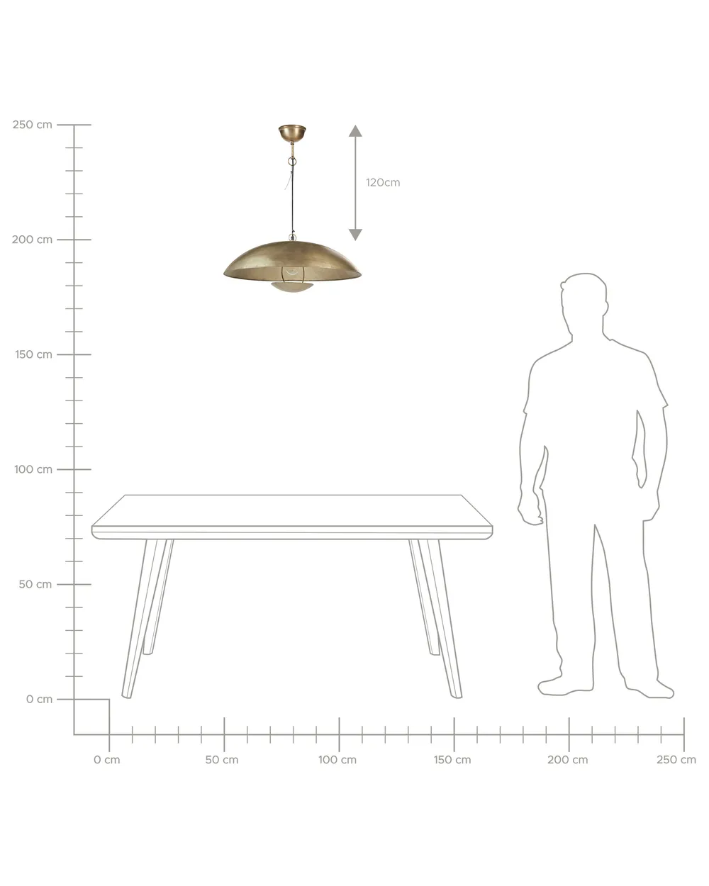 Hängeleuchte AGRANI Metall Gold_867809