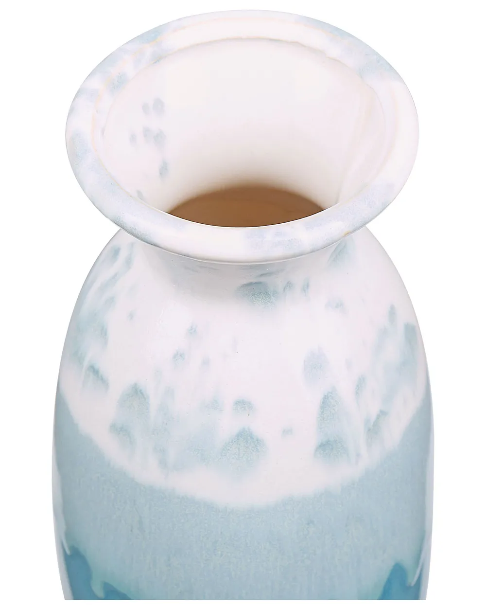 Flower Vase CHALCIS 25 cm Stoneware Blue_810581