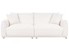 Sofa 3-Sitzer JUBEK Stoff Cremeweiß