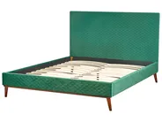 Krevet Samet BAYONNE 160 x 200 cm Tamnozelena_744032