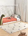 Kinderteppich DARDERE Blau 140 x 200 cm Baumwolle