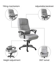 Executive Chair MAGNUS Linen Grey_1071104