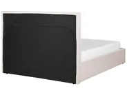 Bett mit Stauraum LORIENT Stoff Beige 140 x 200 cm_901794