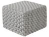 Pouf NALLI Kunststoff Grau