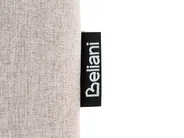 Ottoman Bed LAURESSES Fabric Light Beige 140 x 200 cm (EU Double)_1153493