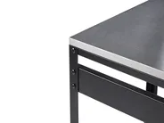 Outdoor-Küchenset mit Bartisch 2-teilig MAENZA Schwarz Metall_981503