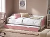 Ausziehbett Kiefernholz LUNERAY 90 x 200 cm Rosa