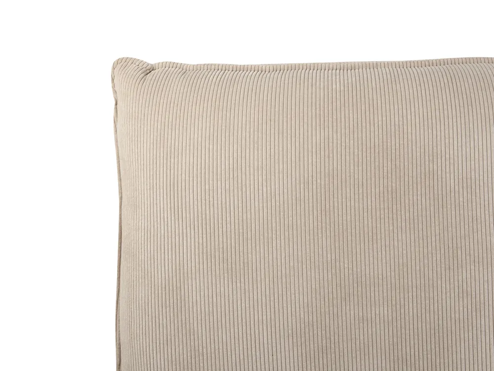 Bett mit Lattenrost Cord VINAY 160 x 200 cm Taupe_879893