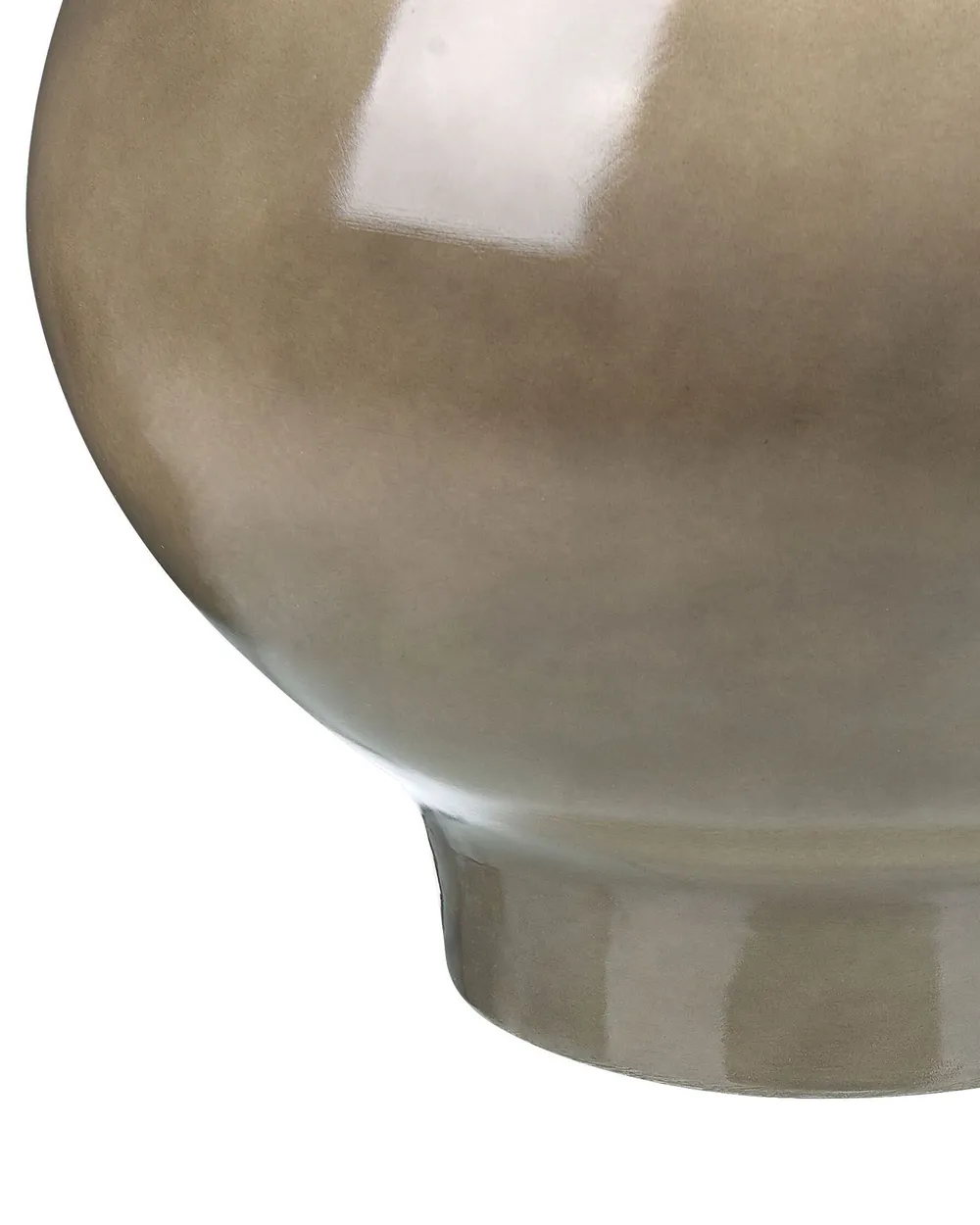 Blumenvase MAGAN 31 cm Keramik Taupe_847845