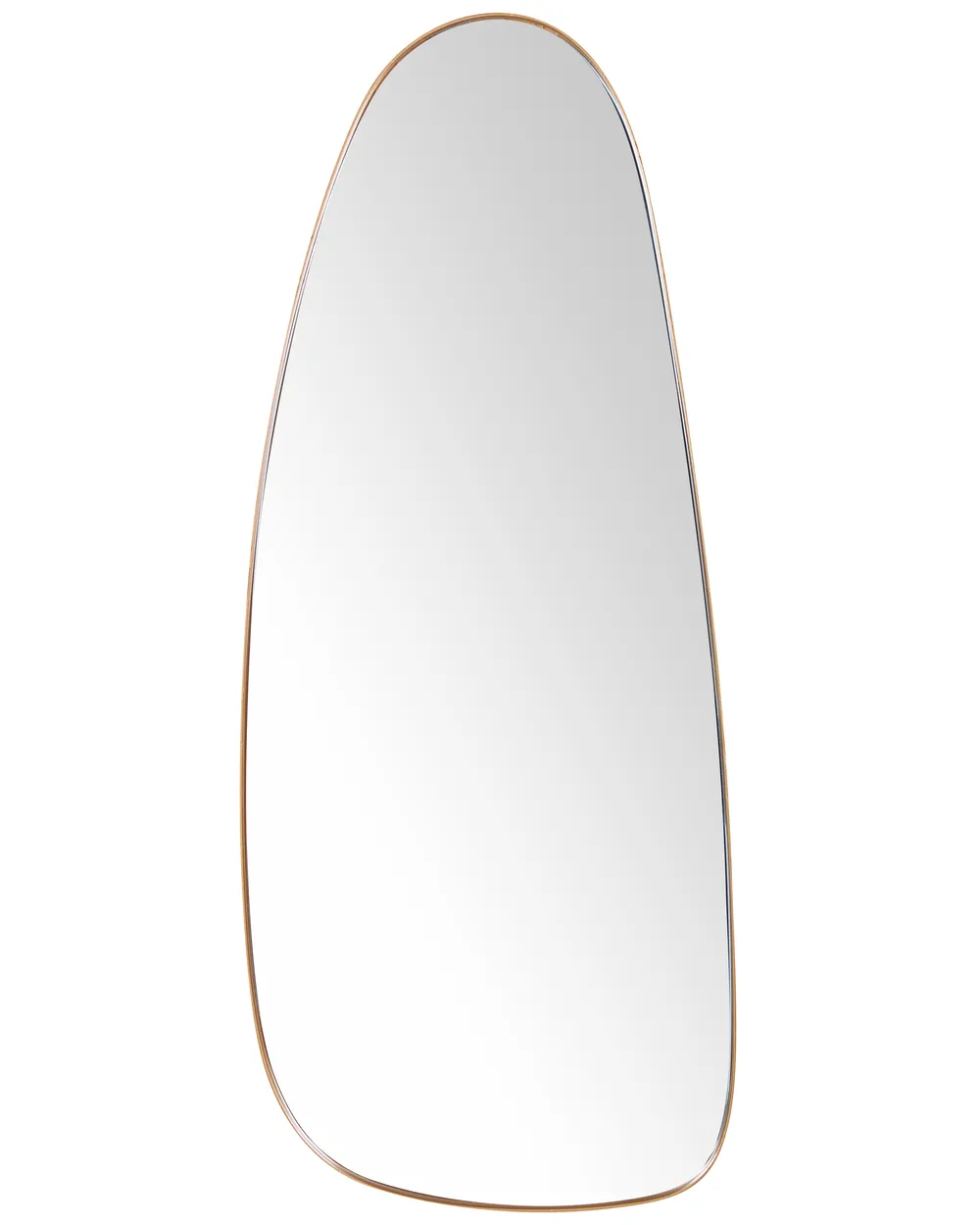 Wandspiegel CERGY 39 cm 95 cm Metall Gold