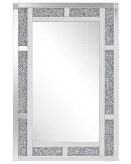 Wall Mirror AVRILLE 60 cm 90 cm Silver_773194