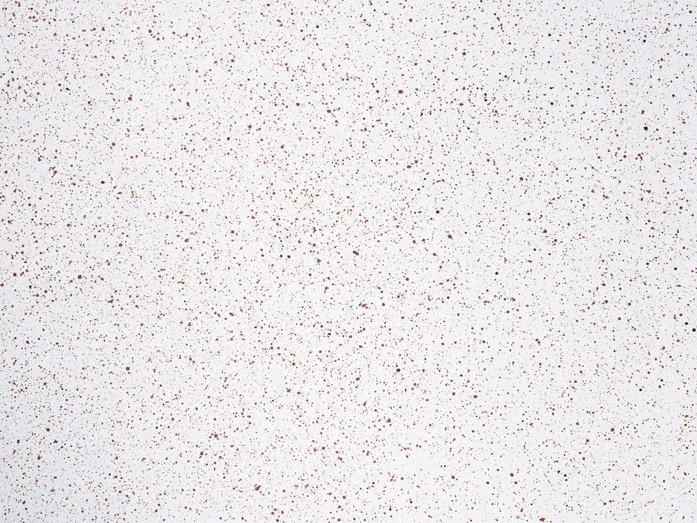 Gartentisch SIRMIONE 200 cm 110 cm Terrazzo Optik Weiß_1052923