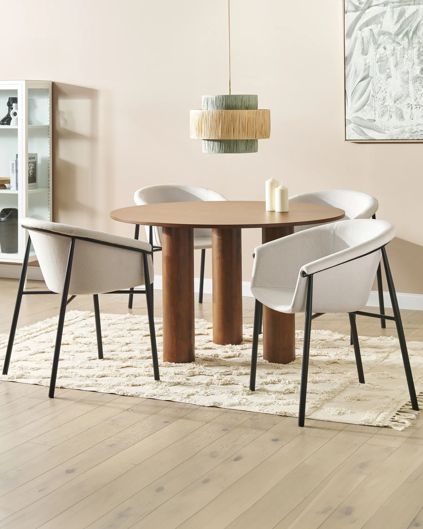 Esszimmerstuhl 2er Set AMES Hellbeige_868271