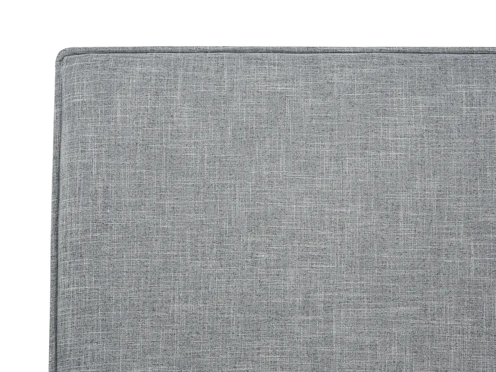 Bett mit Lattenrost Stoff SENNEZ 160 x 200 cm Hellgrau_684297