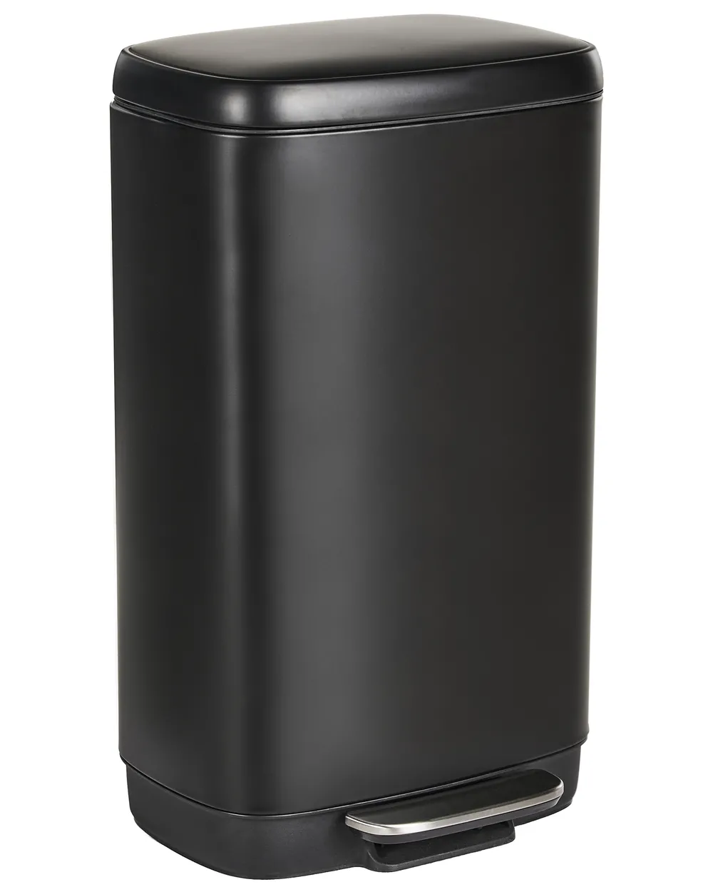 Tretmülleimer 30 L ECOCOLLECT Metall Schwarz