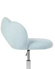 Schreibtischstuhl WHIZZY Bouclé Hellblau_1062516