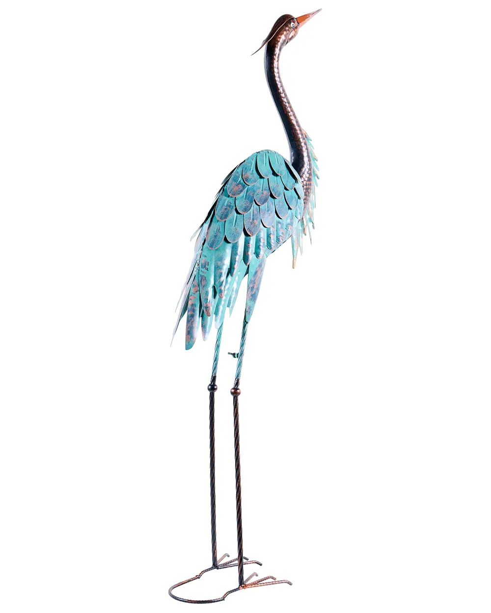 Gartenfigur 2er Set MALOLOS Reiher Blau_1083052