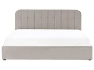 Ottoman Bed CHALLANS Chenille Taupe 180 x 200 cm (EU Super King)_1023089