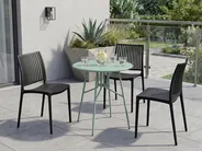Outdoor Bistrotisch TALTAL 64 cm 64 cm Metall Hellgrün_993406