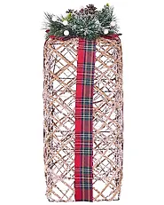 Weihnachtsdekoration 3er Set LED KAUSALA 65/55/45 cm Weihnachtsgeschenke Braun_1179611
