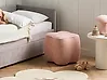 Pouf JUNO Stoff Rosa