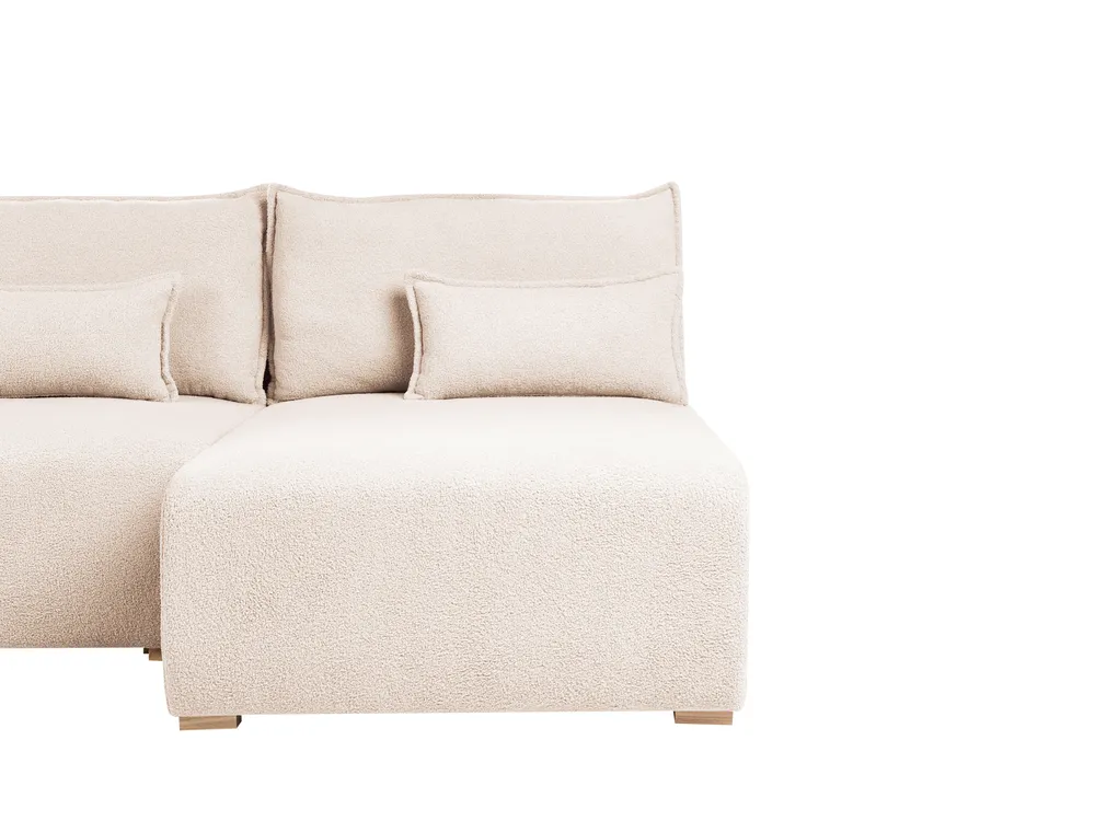Modular Corner Sofa NERBO Boucle Beige Left Hand_1034704