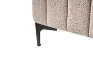 Bed Boucle LUNAN 120 x 200 cm (EU Small Double) Beige_1025650