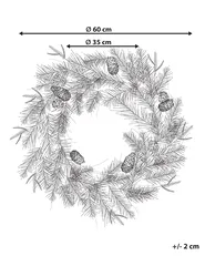 Weihnachtskranz LED KAMERUN 60 cm Grün_881179