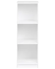 3 Tier Bookcase ZEHNA 117 cm White_1026518