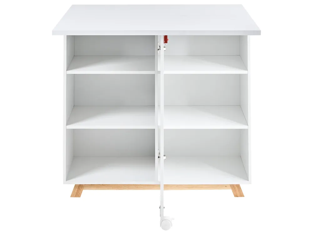 Sekretär FLOMOT 80 cm 40/80 cm klappbar Weiß_1054044