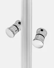 Duschkabine ONELLI 90 x 90 x 190 cm Silber_1116734