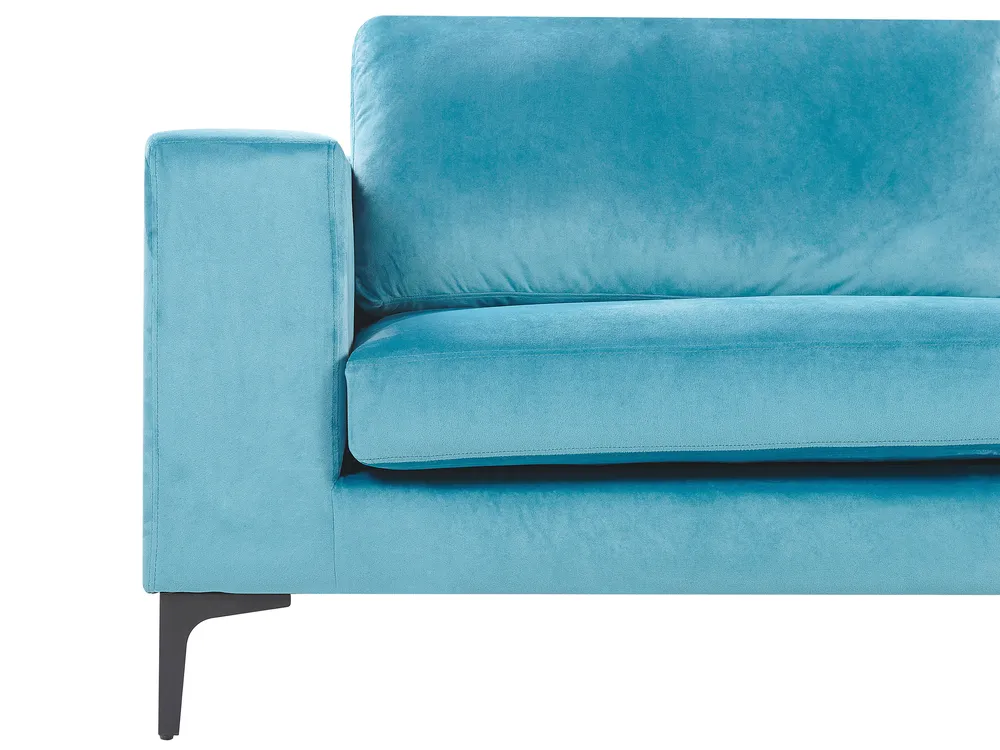 Sofa 3-Sitzer VADSTENA Samtstoff Hellblau_771430