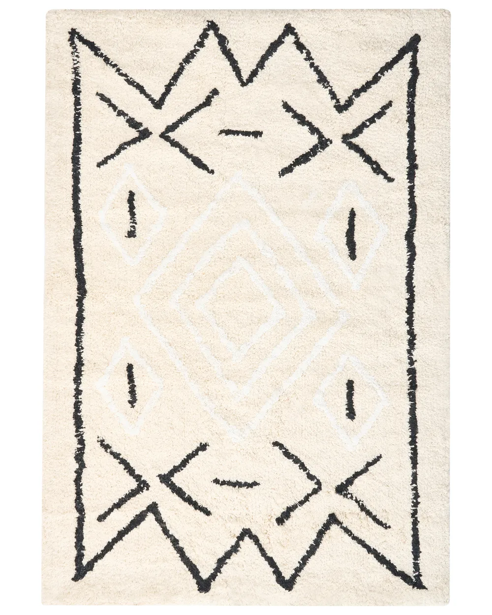 Badematte UNTLA Hellbeige 60 x 90 cm Baumwolle