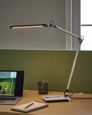 LED Schreibtischlampe AQUILA mit Dimmer Silber_1018561