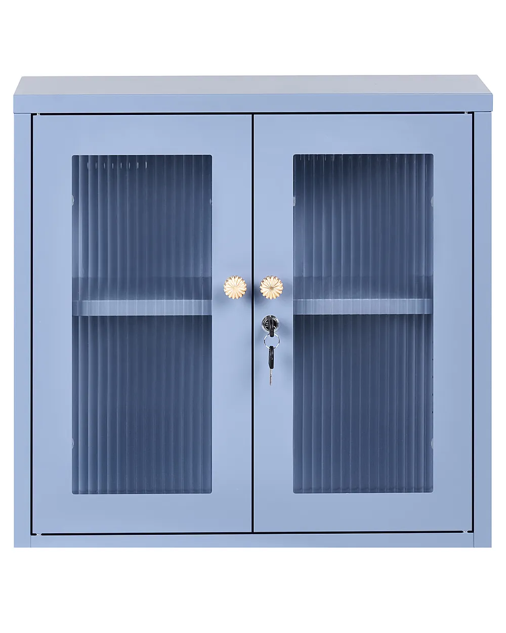 Wandschrank HARLYN 60 cm Metall Blau_1160876