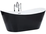 Freistehende Badewanne ANTIGUA 180 x 78 cm Schwarz_797664