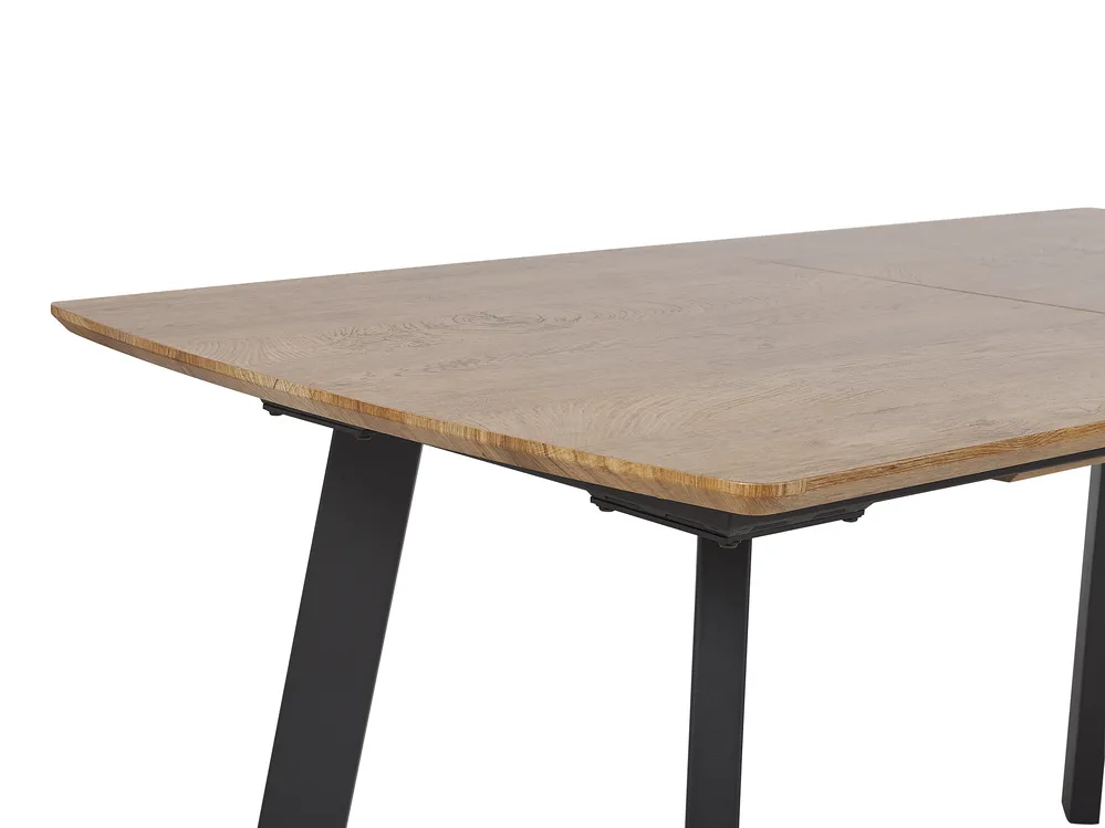 Ausziehbarer Esstisch SALVADOR Dunkelbraun 160/200 cm 90 cm_785999