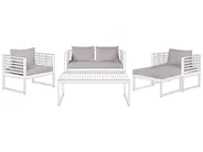 Outdoor Kissenbezug Set BERMUDA Grau_917885